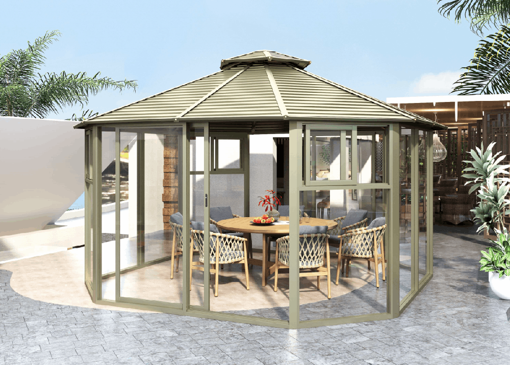 鍍（dù）鋅板陽光（guāng）房-圓形